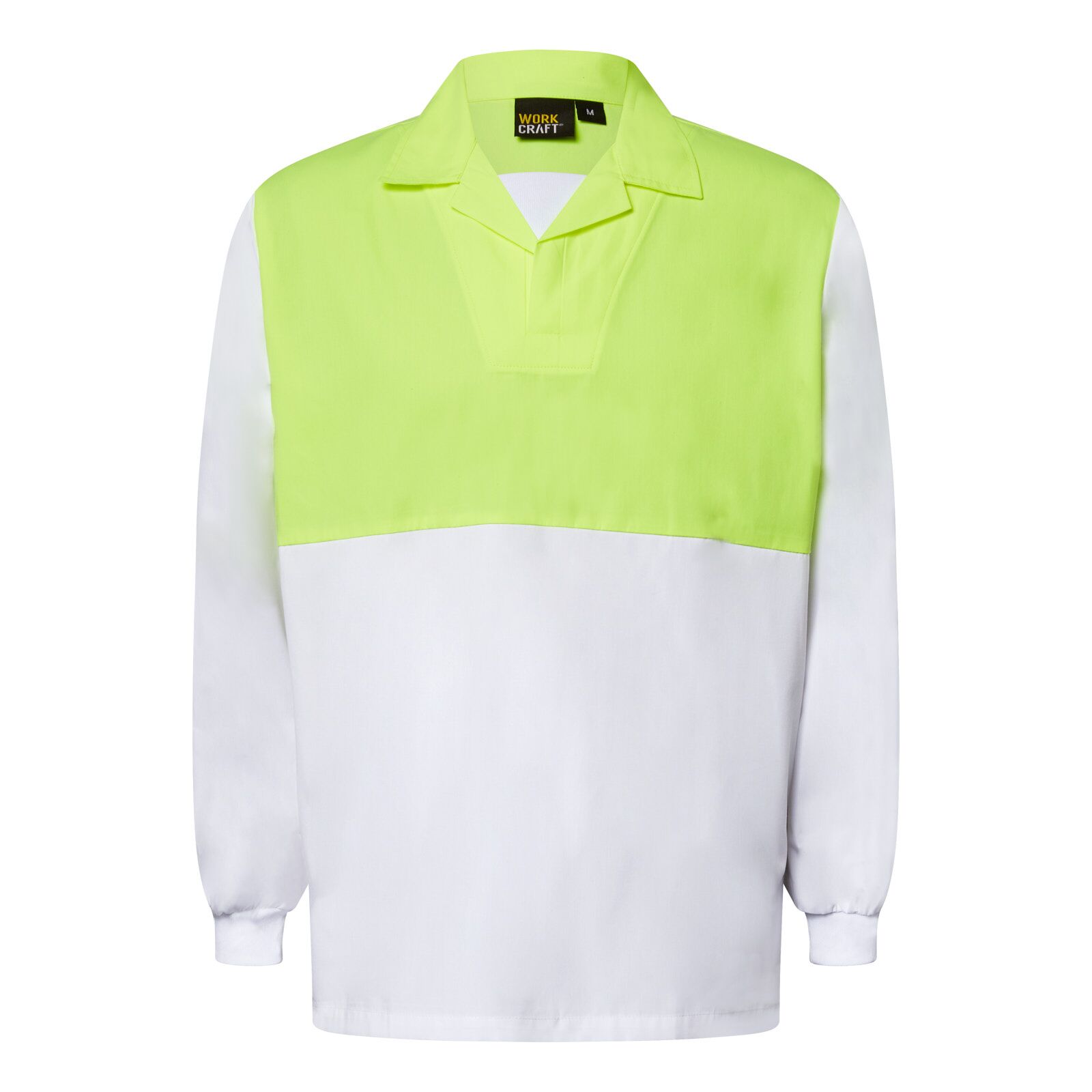 Hi Vis Long Sleeve Food Industry Jacshirt With Modesty Insert